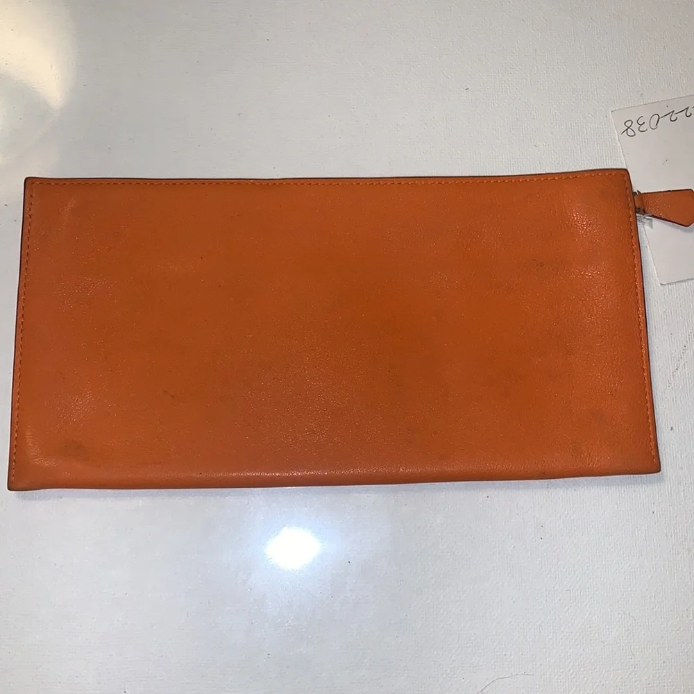 Hermès lamb leather pochette